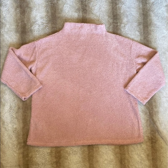 Ava & Viv Mock Turtleneck Sherpa Pullover 1X - Picture 1 of 5